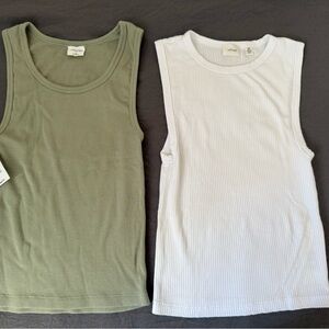 Wilfred Ribbed Tank Tops